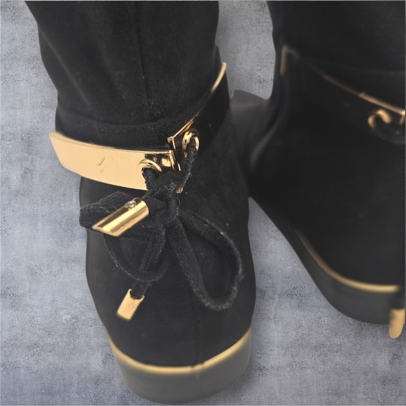 Stylish Black Over the Knee Boots - Picture 8 of 14